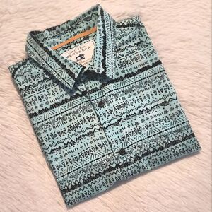 Cactus Menwear Aztec Button Down Shirt